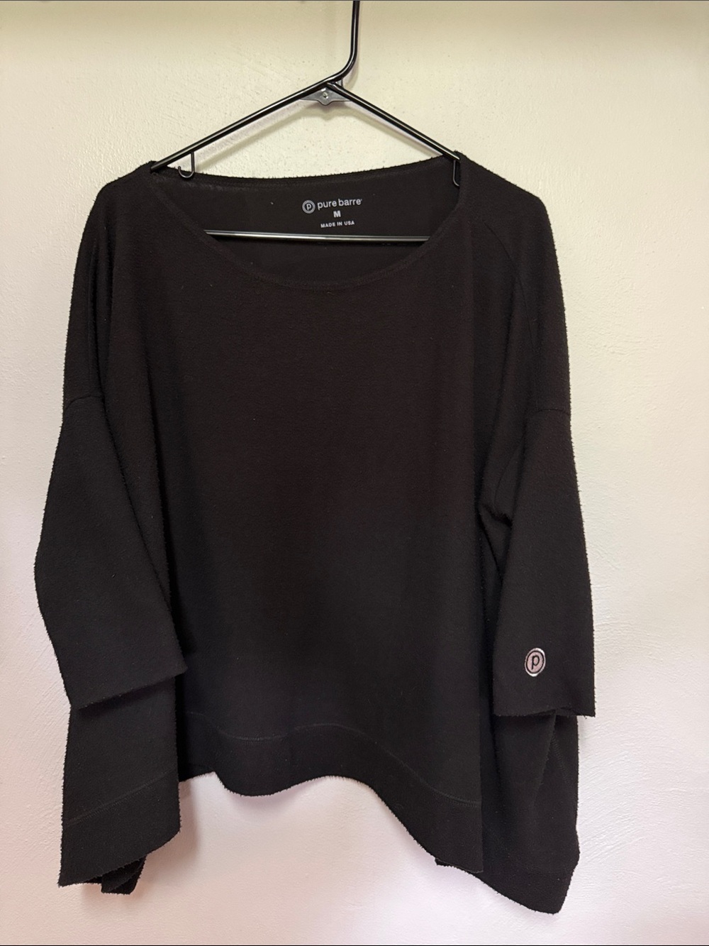 Pure Barre poncho Sherpa